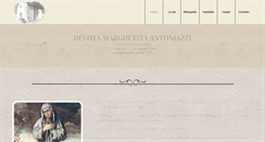 Desktop Screenshot of devotamargherita.org